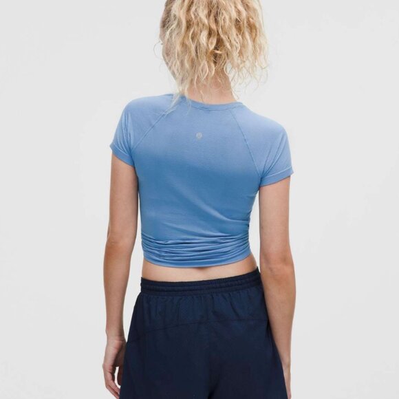 Lululemon Swiftly Tech Short-Sleeve Shirt 2.0 *Hip Length Pool Party - Picture 2 of 7